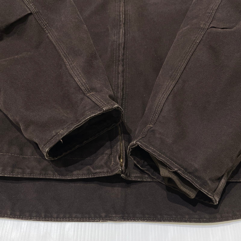 【中古品】【メンズ】 CARHARTT カーハート DKB SIERRA JACKET J141 ダークブラウン シエラ ジャケット アウター 145-260919-yo-07-teih サイズ：XL カラー：ダークブラウン 万代Net店