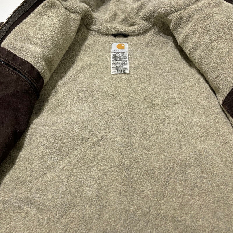 【中古品】【メンズ】 CARHARTT カーハート DKB SIERRA JACKET J141 ダークブラウン シエラ ジャケット アウター 145-260919-yo-07-teih サイズ：XL カラー：ダークブラウン 万代Net店