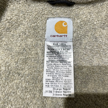【中古品】【メンズ】 CARHARTT カーハート DKB SIERRA JACKET J141 ダークブラウン シエラ ジャケット アウター 145-260919-yo-07-teih サイズ：XL カラー：ダークブラウン 万代Net店