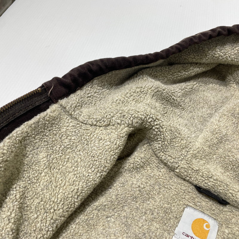 【中古品】【メンズ】 CARHARTT カーハート DKB SIERRA JACKET J141 ダークブラウン シエラ ジャケット アウター 145-260919-yo-07-teih サイズ：XL カラー：ダークブラウン 万代Net店