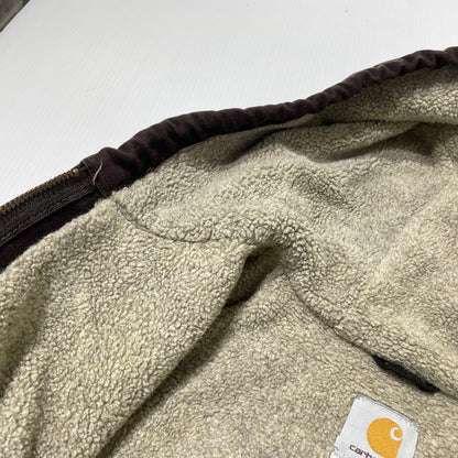【中古品】【メンズ】 CARHARTT カーハート DKB SIERRA JACKET J141 ダークブラウン シエラ ジャケット アウター 145-260919-yo-07-teih サイズ：XL カラー：ダークブラウン 万代Net店