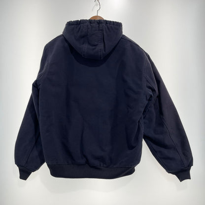 【現状渡し品】【メンズ】 CARHARTT カーハート DNY FIRM DUCK INSULATED FLANNEL-LINED ACTIVE JACKET J140 ファームダック インサレーテッド フランネルライン アクティブジャケット アウター 145-260919-yo-08-teih サイズ：M カラー：ネイビー 万代Net店