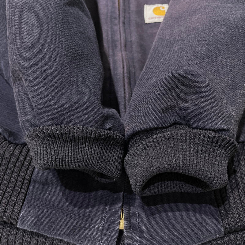 【現状渡し品】【メンズ】 CARHARTT カーハート DNY FIRM DUCK INSULATED FLANNEL-LINED ACTIVE JACKET J140 ファームダック インサレーテッド フランネルライン アクティブジャケット アウター 145-260919-yo-08-teih サイズ：M カラー：ネイビー 万代Net店