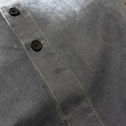【中古品】【メンズ】 FenG CHen WANG フェン チェン ワン INDIGO GRADIENT DENIM SHIRT FUS21SR21 インディゴ デニム シャツ 長袖 トップス 141-260919-yo-04-teih サイズ：S カラー：インディゴ/ブラック 万代Net店