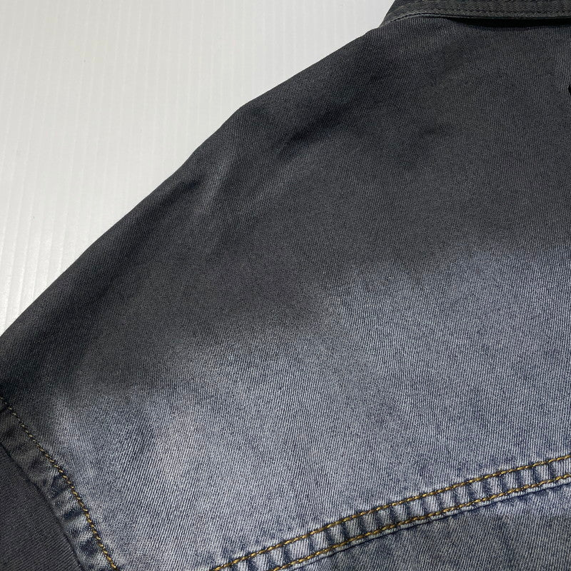 【中古品】【メンズ】 FenG CHen WANG フェン チェン ワン INDIGO GRADIENT DENIM SHIRT FUS21SR21 インディゴ デニム シャツ 長袖 トップス 141-260919-yo-04-teih サイズ：S カラー：インディゴ/ブラック 万代Net店