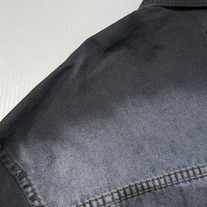 【中古品】【メンズ】 FenG CHen WANG フェン チェン ワン INDIGO GRADIENT DENIM SHIRT FUS21SR21 インディゴ デニム シャツ 長袖 トップス 141-260919-yo-04-teih サイズ：S カラー：インディゴ/ブラック 万代Net店