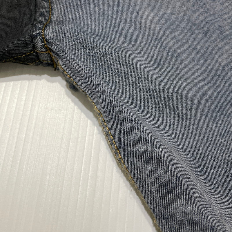 【中古品】【メンズ】 FenG CHen WANG フェン チェン ワン INDIGO GRADIENT DENIM SHIRT FUS21SR21 インディゴ デニム シャツ 長袖 トップス 141-260919-yo-04-teih サイズ：S カラー：インディゴ/ブラック 万代Net店