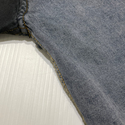 【中古品】【メンズ】 FenG CHen WANG フェン チェン ワン INDIGO GRADIENT DENIM SHIRT FUS21SR21 インディゴ デニム シャツ 長袖 トップス 141-260919-yo-04-teih サイズ：S カラー：インディゴ/ブラック 万代Net店
