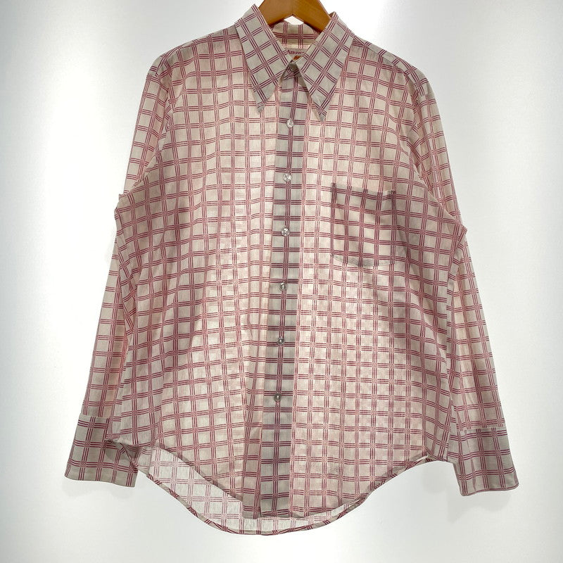 【現状渡し品】【メンズ】 ARROW アロー 70's DACRON POLY COTTON L/S SHIRT VINTAGE 70年代 ダクロンポリ コットン ロングスリーブ シャツ 長袖 トップス ヴィンテージ 145-260919-yo-05-teih サイズ：不明 カラー：総柄 万代Net店