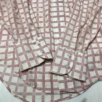 【現状渡し品】【メンズ】 ARROW アロー 70's DACRON POLY COTTON L/S SHIRT VINTAGE 70年代 ダクロンポリ コットン ロングスリーブ シャツ 長袖 トップス ヴィンテージ 145-260919-yo-05-teih サイズ：不明 カラー：総柄 万代Net店