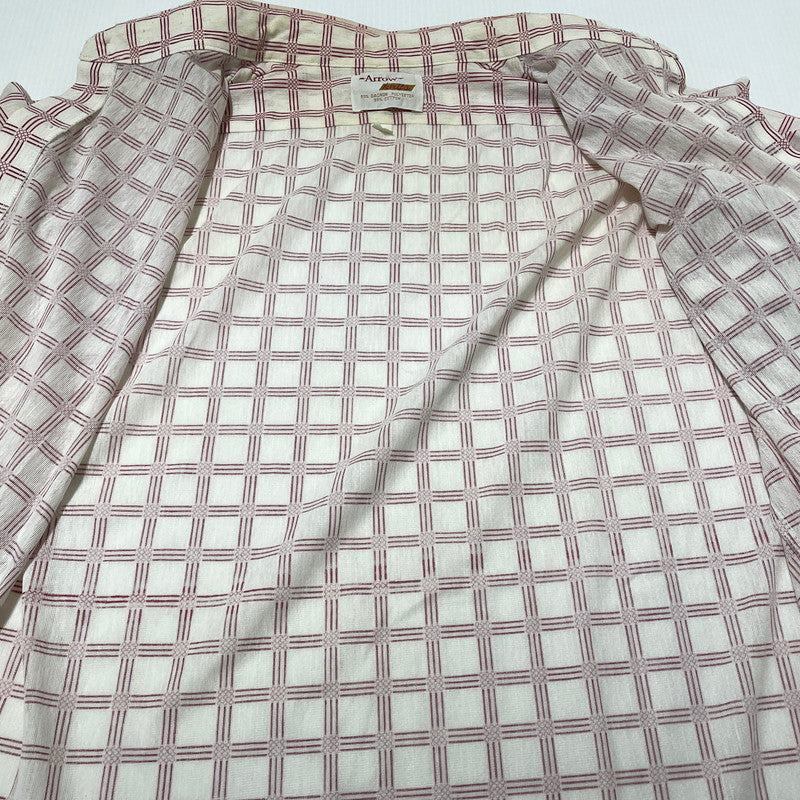 【現状渡し品】【メンズ】 ARROW アロー 70's DACRON POLY COTTON L/S SHIRT VINTAGE 70年代 ダクロンポリ コットン ロングスリーブ シャツ 長袖 トップス ヴィンテージ 145-260919-yo-05-teih サイズ：不明 カラー：総柄 万代Net店