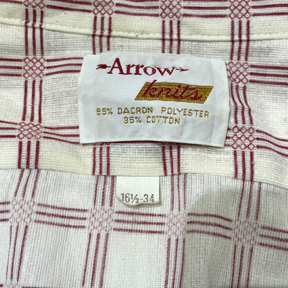 【現状渡し品】【メンズ】 ARROW アロー 70's DACRON POLY COTTON L/S SHIRT VINTAGE 70年代 ダクロンポリ コットン ロングスリーブ シャツ 長袖 トップス ヴィンテージ 145-260919-yo-05-teih サイズ：不明 カラー：総柄 万代Net店