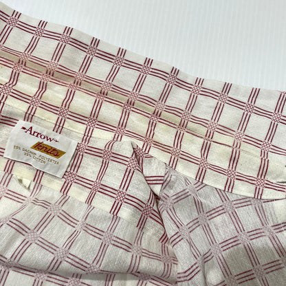 【現状渡し品】【メンズ】 ARROW アロー 70's DACRON POLY COTTON L/S SHIRT VINTAGE 70年代 ダクロンポリ コットン ロングスリーブ シャツ 長袖 トップス ヴィンテージ 145-260919-yo-05-teih サイズ：不明 カラー：総柄 万代Net店
