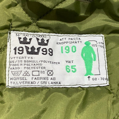 【中古品】【メンズ】 SWEDISH MILITARY スウェディッシュ アーミー M-90 COLD WEATHER PARKA コールド ウェザー パーカー アウター ミリタリ－コート 145-260920-ko-16-teih サイズ：190-65 カラー：カーキ 万代Net店