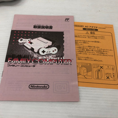 【中古品】 ニューファミコン 動作確認済み 任天堂 Nintendo FAMILY COMPUTER FC 023-260920-ns-03-teih 万代Net店