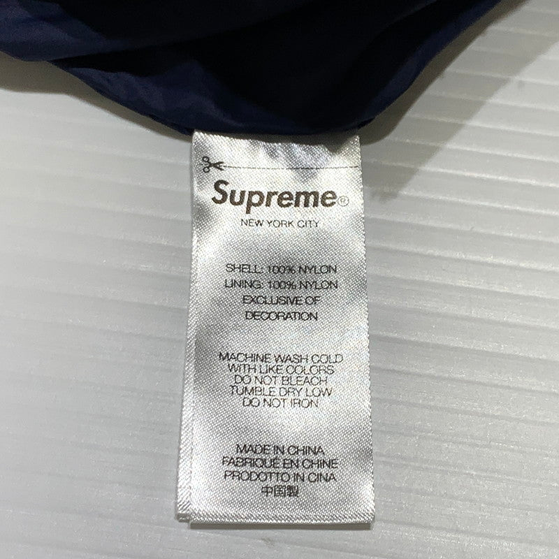 【中古品】【メンズ】 Supreme シュプリーム LONG NYLON SHORT ロング ナイロン ショーツ ボトムス ハーフパンツ 149-260920-ko-19-teih サイズ：S カラー：ネイビー 万代Net店