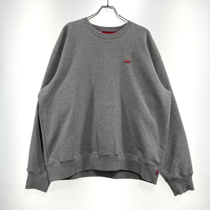 【中古品】【メンズ】 SUPREME シュプリーム 24FW SMALL BOX CREWNECK スモール ボックスロゴ クルーネック スウェット 長袖 トップス トレーナー 149-260919-yo-03-teih サイズ：L カラー：グレー 万代Net店