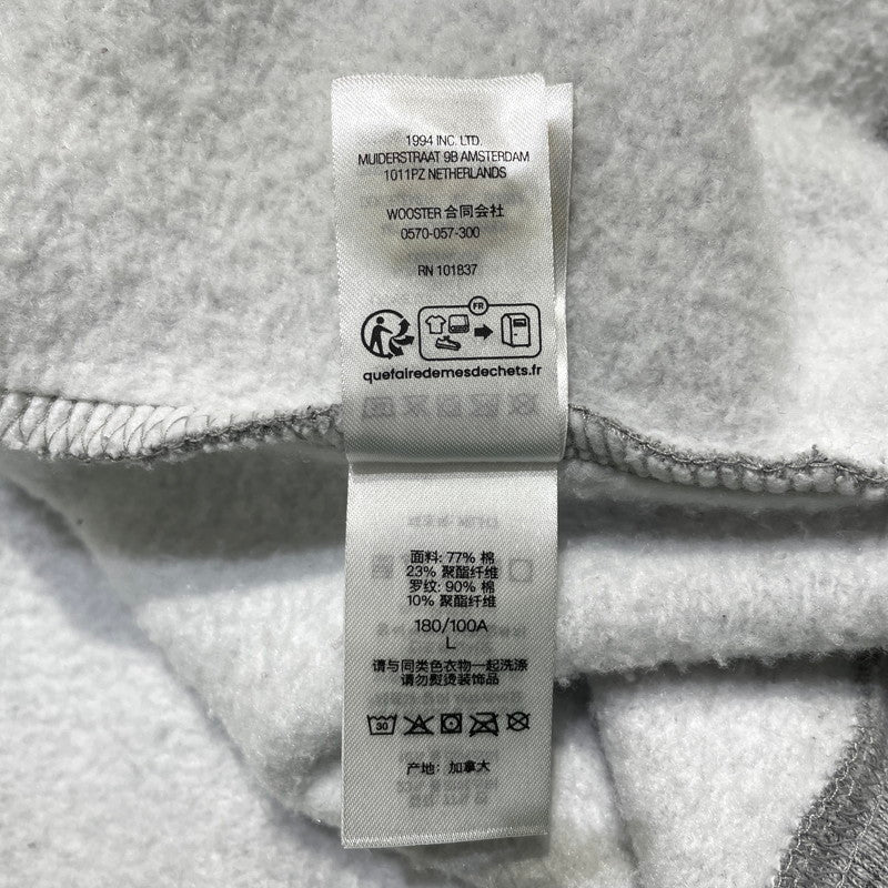 【中古品】【メンズ】 SUPREME シュプリーム 24FW SMALL BOX CREWNECK スモール ボックスロゴ クルーネック スウェット 長袖 トップス トレーナー 149-260919-yo-03-teih サイズ：L カラー：グレー 万代Net店
