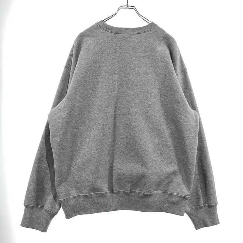 【中古品】【メンズ】 SUPREME シュプリーム 24FW SMALL BOX CREWNECK スモール ボックスロゴ クルーネック スウェット 長袖 トップス トレーナー 149-260919-yo-03-teih サイズ：L カラー：グレー 万代Net店