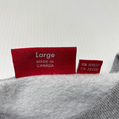 【中古品】【メンズ】 SUPREME シュプリーム 24FW SMALL BOX CREWNECK スモール ボックスロゴ クルーネック スウェット 長袖 トップス トレーナー 149-260919-yo-03-teih サイズ：L カラー：グレー 万代Net店