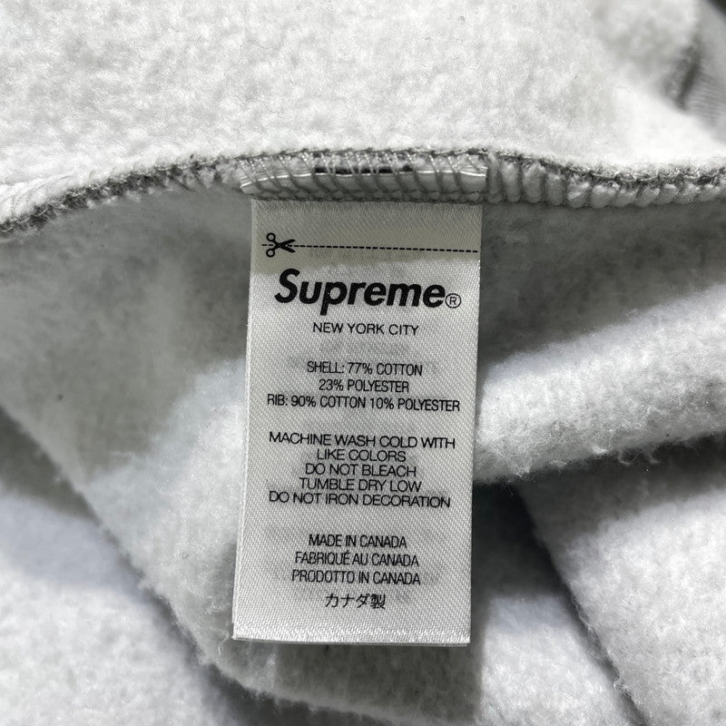 【中古品】【メンズ】 SUPREME シュプリーム 24FW SMALL BOX CREWNECK スモール ボックスロゴ クルーネック スウェット 長袖 トップス トレーナー 149-260919-yo-03-teih サイズ：L カラー：グレー 万代Net店