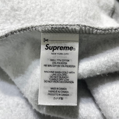 【中古品】【メンズ】 SUPREME シュプリーム 24FW SMALL BOX CREWNECK スモール ボックスロゴ クルーネック スウェット 長袖 トップス トレーナー 149-260919-yo-03-teih サイズ：L カラー：グレー 万代Net店