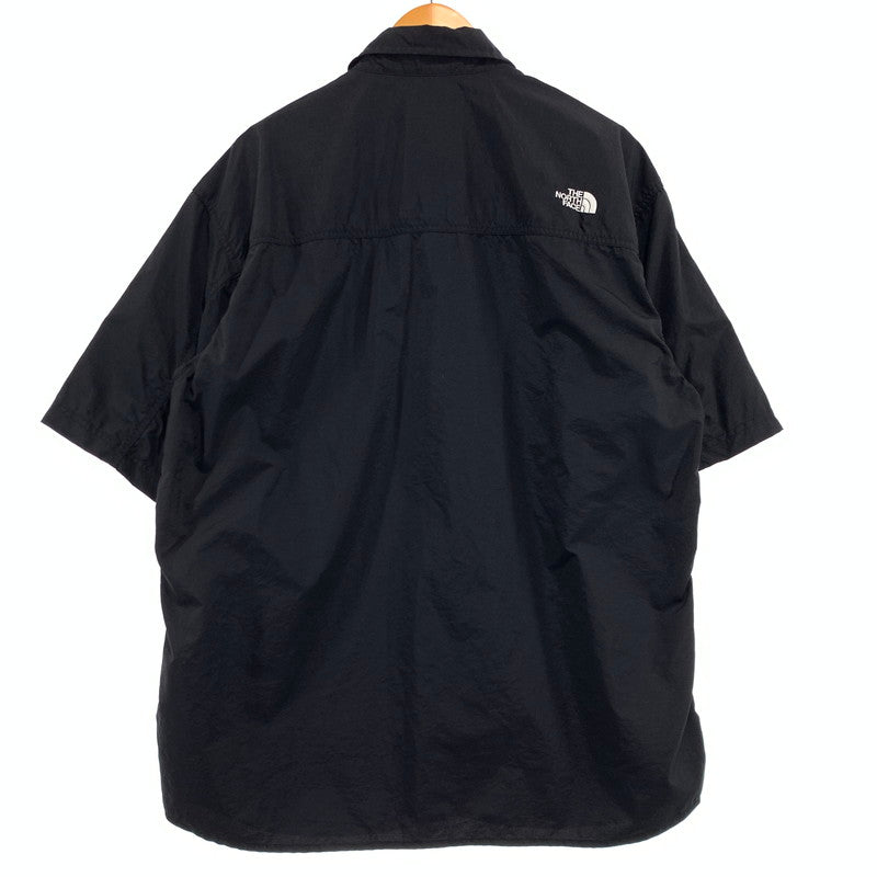 【中古品】【メンズ】 THE NORTH FACE ザ・ノースフェイス S/S NUPTSE SHIRT NR22650 ショートスリーブ ヌプシシャツ 半袖 トップス ボタンダウン 144-260920-ko-04-teih サイズ：XL カラー：ブラック 万代Net店