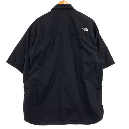 【中古品】【メンズ】 THE NORTH FACE ザ・ノースフェイス S/S NUPTSE SHIRT NR22650 ショートスリーブ ヌプシシャツ 半袖 トップス ボタンダウン 144-260920-ko-04-teih サイズ：XL カラー：ブラック 万代Net店