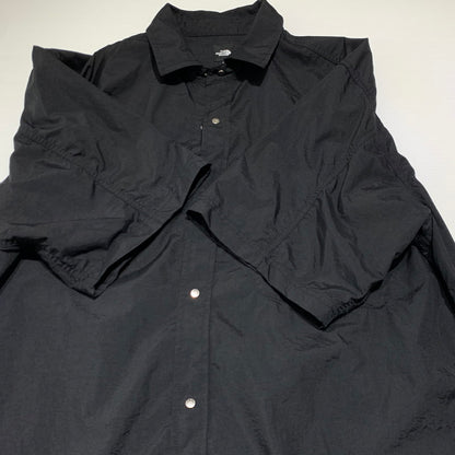 【中古品】【メンズ】 THE NORTH FACE ザ・ノースフェイス S/S NUPTSE SHIRT NR22650 ショートスリーブ ヌプシシャツ 半袖 トップス ボタンダウン 144-260920-ko-04-teih サイズ：XL カラー：ブラック 万代Net店
