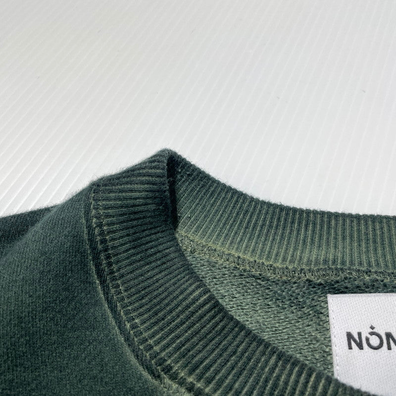 【中古品】【メンズ】 NOMA RHYTHM TEXTILE ノーマリズム テキスタイル HAND DYE TWIST SWEAT N41-CS01 ハンドダイ ツイスト スウェット 長袖 トップス トレーナー 140-260919-yo-02-teih サイズ：3 カラー：グリーン 万代Net店