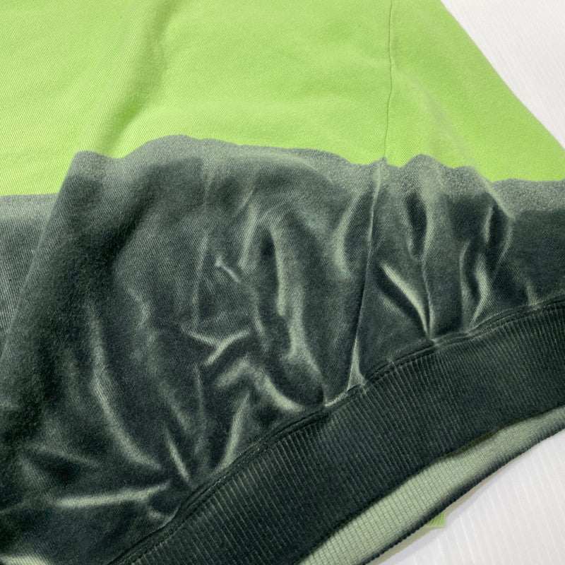 【中古品】【メンズ】 NOMA RHYTHM TEXTILE ノーマリズム テキスタイル HAND DYE TWIST SWEAT N41-CS01 ハンドダイ ツイスト スウェット 長袖 トップス トレーナー 140-260919-yo-02-teih サイズ：3 カラー：グリーン 万代Net店
