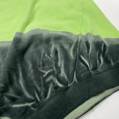 【中古品】【メンズ】 NOMA RHYTHM TEXTILE ノーマリズム テキスタイル HAND DYE TWIST SWEAT N41-CS01 ハンドダイ ツイスト スウェット 長袖 トップス トレーナー 140-260919-yo-02-teih サイズ：3 カラー：グリーン 万代Net店