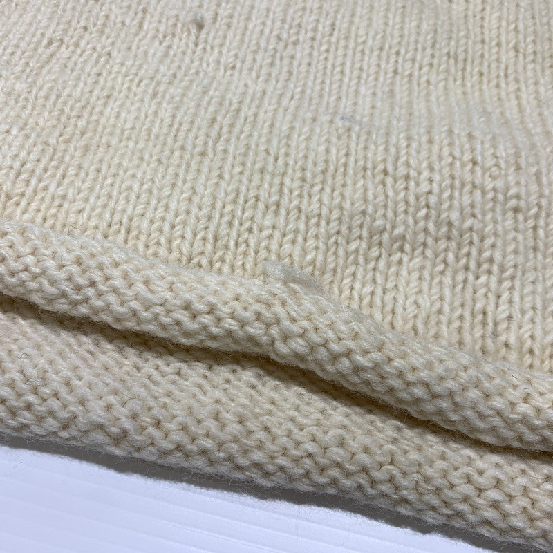 【中古品】【メンズ】 MCMACHAN WOOLEN マクマーン ウーレン HAND MADE WOOL KNIT ハンドメイド ウール ニット トップス セーター 147-260920-ko-10-teih サイズ：不明 カラー：ナチュラル 万代Net店