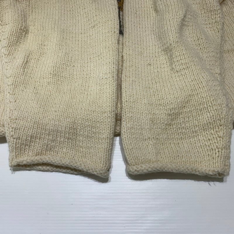 【中古品】【メンズ】 MCMACHAN WOOLEN マクマーン ウーレン HAND MADE WOOL KNIT ハンドメイド ウール ニット トップス セーター 147-260920-ko-10-teih サイズ：不明 カラー：ナチュラル 万代Net店