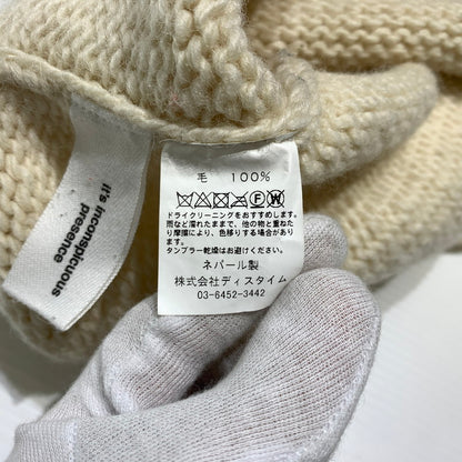 【中古品】【メンズ】 MCMACHAN WOOLEN マクマーン ウーレン HAND MADE WOOL KNIT ハンドメイド ウール ニット トップス セーター 147-260920-ko-10-teih サイズ：不明 カラー：ナチュラル 万代Net店