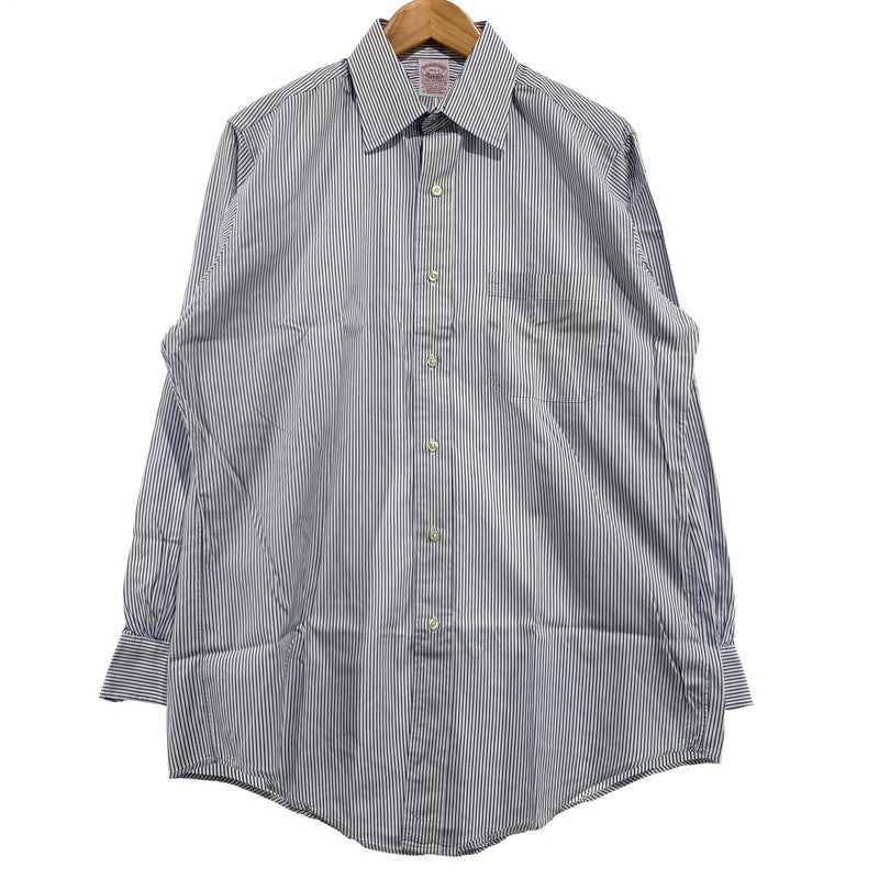 【中古品】【メンズ】 BROOKS BROTHERS ブルックスブラザーズ BUTTON DOWN L/S SHIRT VINTAGE ボタンダウン ロングスリーブ シャツ 長袖 トップス ヴィンテージ 145-260920-ko-11-teih サイズ：14H-1 カラー：ストライプ 万代Net店