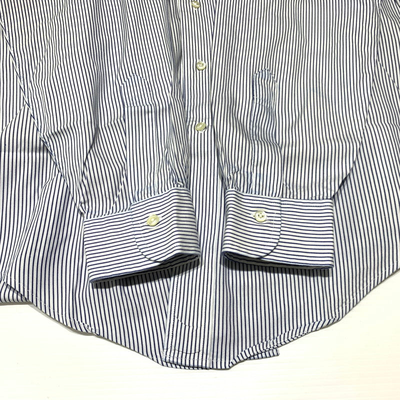 【中古品】【メンズ】 BROOKS BROTHERS ブルックスブラザーズ BUTTON DOWN L/S SHIRT VINTAGE ボタンダウン ロングスリーブ シャツ 長袖 トップス ヴィンテージ 145-260920-ko-11-teih サイズ：14H-1 カラー：ストライプ 万代Net店