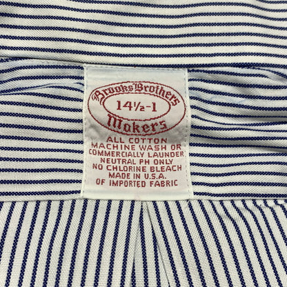 【中古品】【メンズ】 BROOKS BROTHERS ブルックスブラザーズ BUTTON DOWN L/S SHIRT VINTAGE ボタンダウン ロングスリーブ シャツ 長袖 トップス ヴィンテージ 145-260920-ko-11-teih サイズ：14H-1 カラー：ストライプ 万代Net店