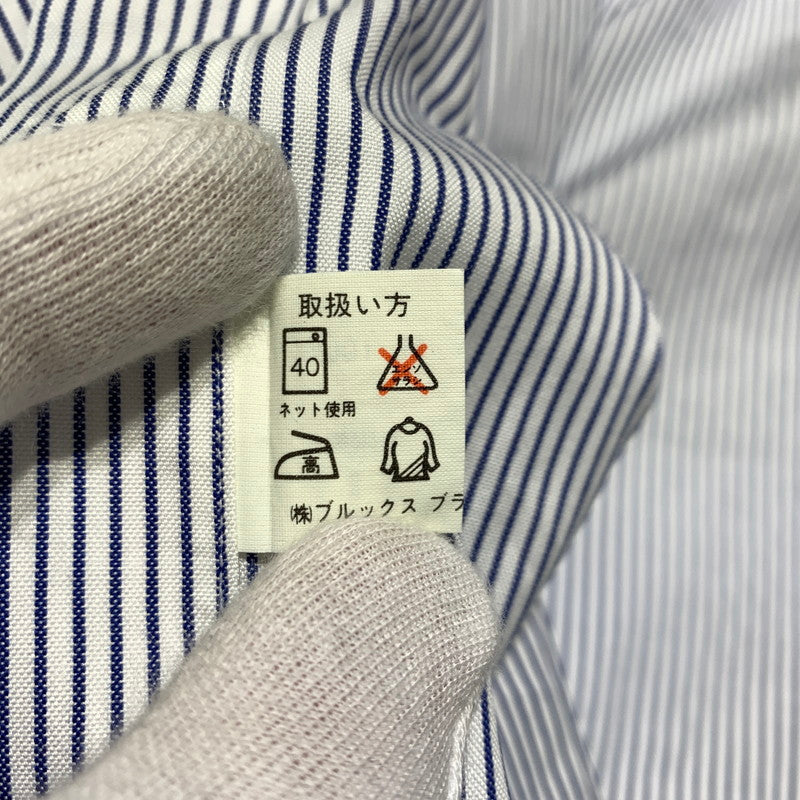 【中古品】【メンズ】 BROOKS BROTHERS ブルックスブラザーズ BUTTON DOWN L/S SHIRT VINTAGE ボタンダウン ロングスリーブ シャツ 長袖 トップス ヴィンテージ 145-260920-ko-11-teih サイズ：14H-1 カラー：ストライプ 万代Net店