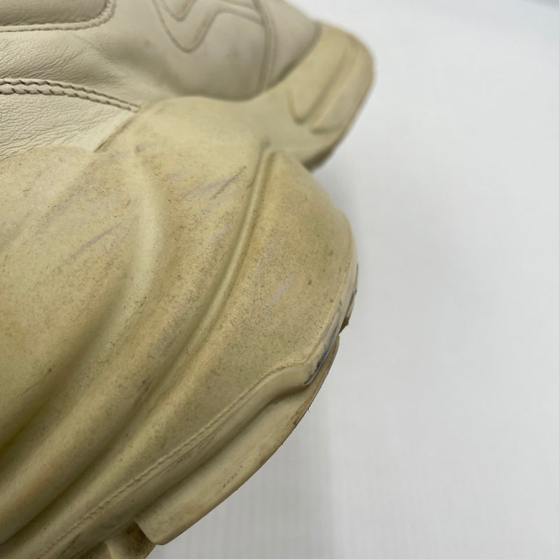 【現状渡し品】【メンズ】 GUCCI グッチ RHYTON LEATHER SNEAKER 500877 ライトン レザー スニーカー 靴 183-261007-sa-01-teih サイズ：27cm カラー：アイボリー 万代Net店