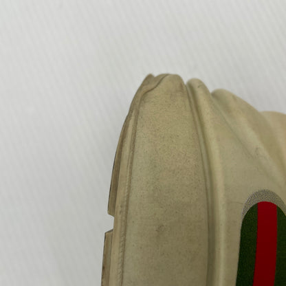 【現状渡し品】【メンズ】 GUCCI グッチ RHYTON LEATHER SNEAKER 500877 ライトン レザー スニーカー 靴 183-261007-sa-01-teih サイズ：27cm カラー：アイボリー 万代Net店