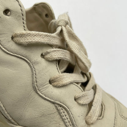 【現状渡し品】【メンズ】 GUCCI グッチ RHYTON LEATHER SNEAKER 500877 ライトン レザー スニーカー 靴 183-261007-sa-01-teih サイズ：27cm カラー：アイボリー 万代Net店