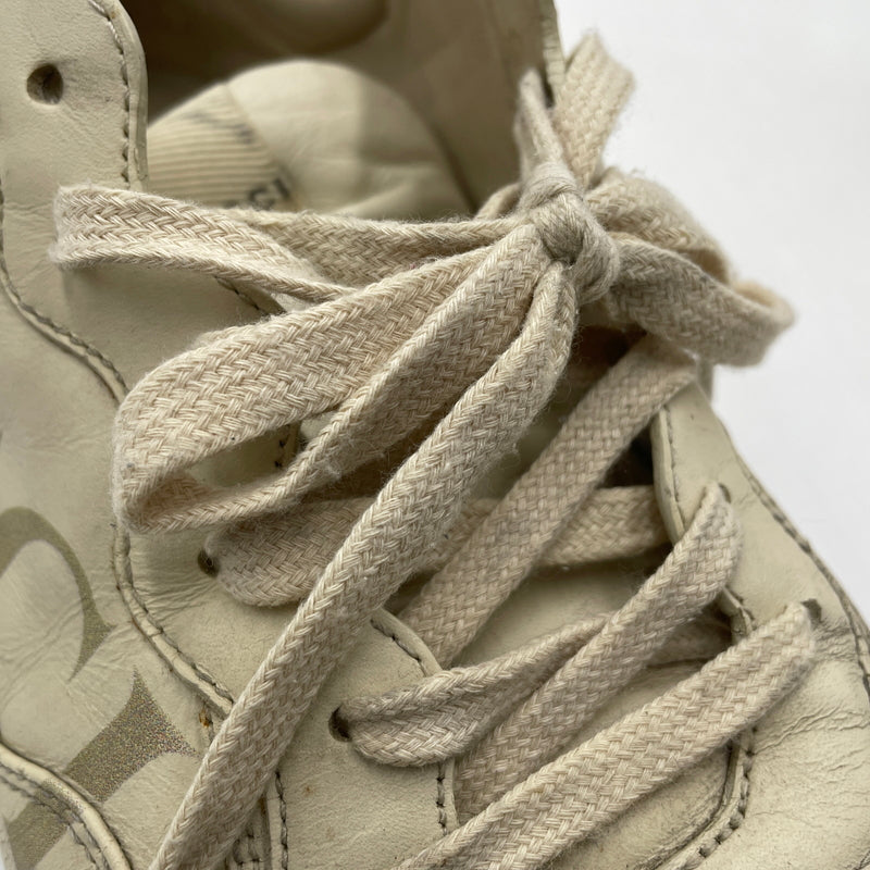 【現状渡し品】【メンズ】 GUCCI グッチ RHYTON LEATHER SNEAKER 500877 ライトン レザー スニーカー 靴 183-261007-sa-01-teih サイズ：27cm カラー：アイボリー 万代Net店