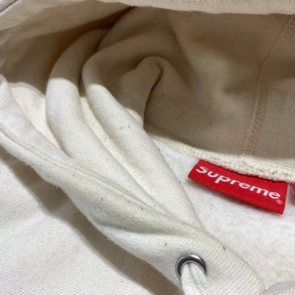 【中古品】【メンズ】 Supreme シュプリーム CROSS BOX LOGO HOODED SWEATSHIRT NATURAL クロス ボックス フーディ スウェットシャツ トップス プルオーバーパーカー 149-260920-ko-06-teih サイズ：L カラー：クリーム 万代Net店