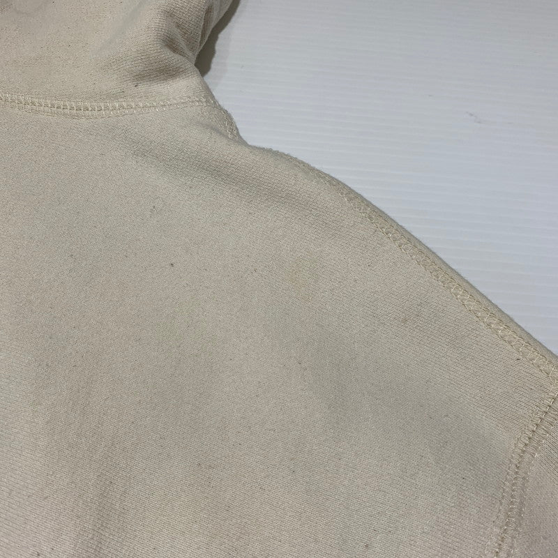 【中古品】【メンズ】 Supreme シュプリーム CROSS BOX LOGO HOODED SWEATSHIRT NATURAL クロス ボックス フーディ スウェットシャツ トップス プルオーバーパーカー 149-260920-ko-06-teih サイズ：L カラー：クリーム 万代Net店