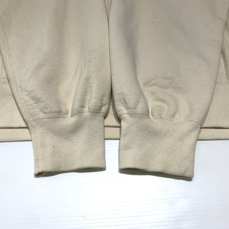 【中古品】【メンズ】 Supreme シュプリーム CROSS BOX LOGO HOODED SWEATSHIRT NATURAL クロス ボックス フーディ スウェットシャツ トップス プルオーバーパーカー 149-260920-ko-06-teih サイズ：L カラー：クリーム 万代Net店