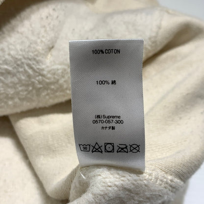 【中古品】【メンズ】 Supreme シュプリーム CROSS BOX LOGO HOODED SWEATSHIRT NATURAL クロス ボックス フーディ スウェットシャツ トップス プルオーバーパーカー 149-260920-ko-06-teih サイズ：L カラー：クリーム 万代Net店