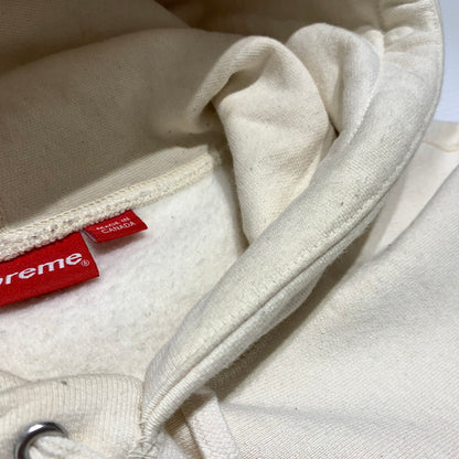 【中古品】【メンズ】 Supreme シュプリーム CROSS BOX LOGO HOODED SWEATSHIRT NATURAL クロス ボックス フーディ スウェットシャツ トップス プルオーバーパーカー 149-260920-ko-06-teih サイズ：L カラー：クリーム 万代Net店
