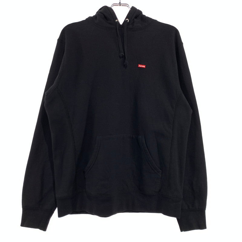 【中古品】【メンズ】 Supreme シュプリーム SMALL BOX LOGO HOODED SWEATSHIRT スモールボックス ロゴ フーディ スウェットシャツ トップス プルオーバーパーカー 149-260920-ko-05-teih サイズ：M カラー：ブラック 万代Net店