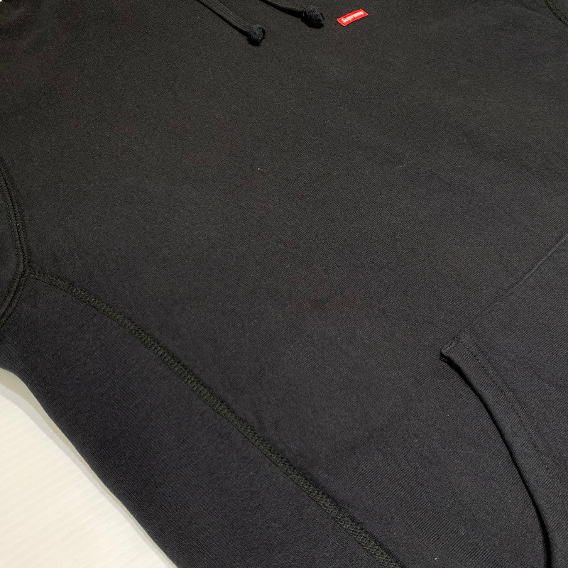 【中古品】【メンズ】 Supreme シュプリーム SMALL BOX LOGO HOODED SWEATSHIRT スモールボックス ロゴ フーディ スウェットシャツ トップス プルオーバーパーカー 149-260920-ko-05-teih サイズ：M カラー：ブラック 万代Net店